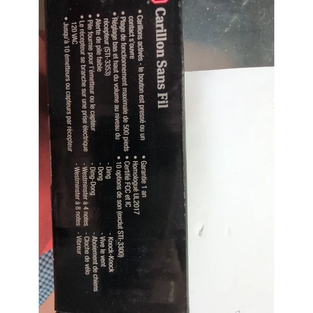 STI‎ Wireless Entry Alert Chime with Receiver Kit  New